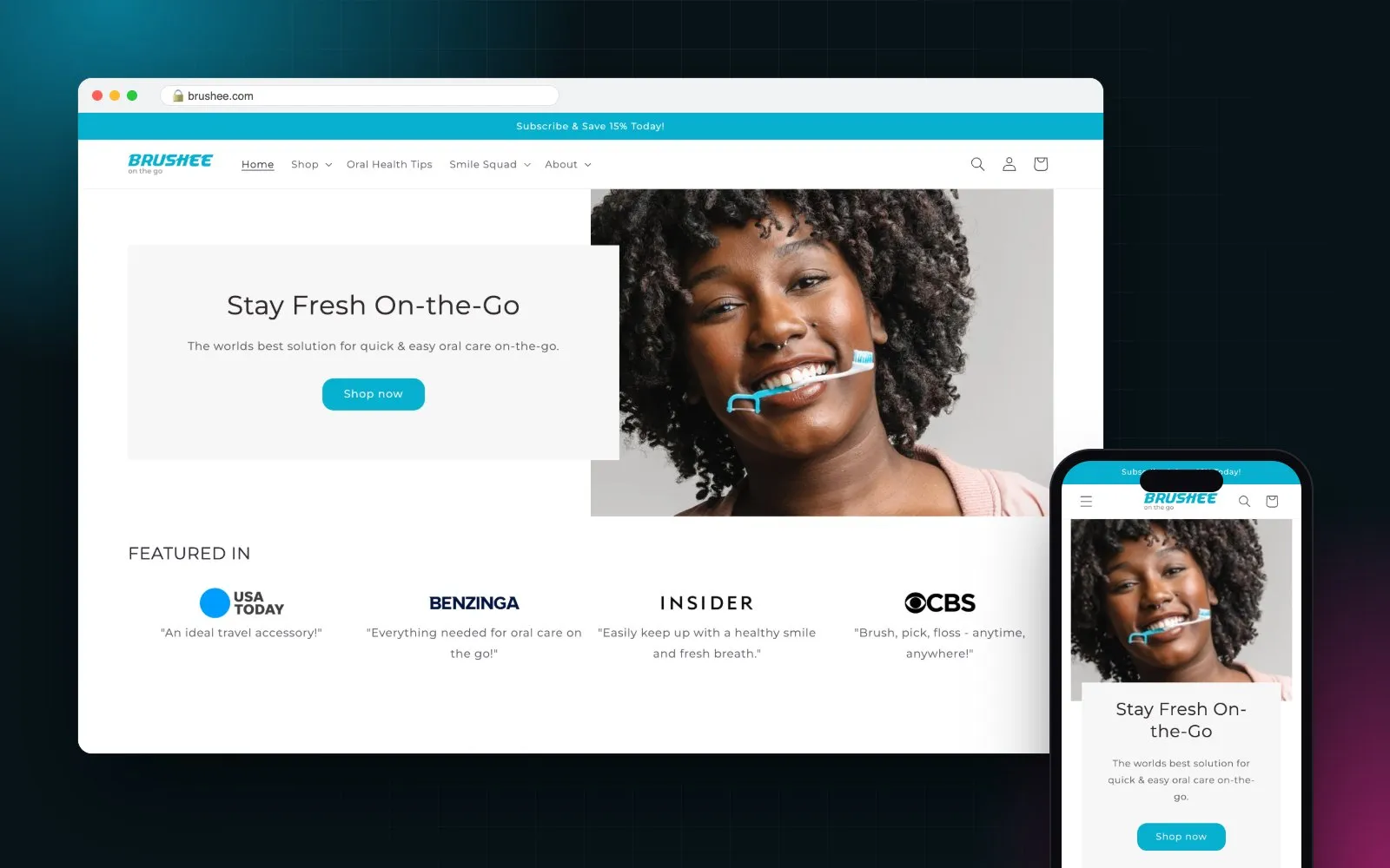 Hybrid Subscription Commerce for Brushee
