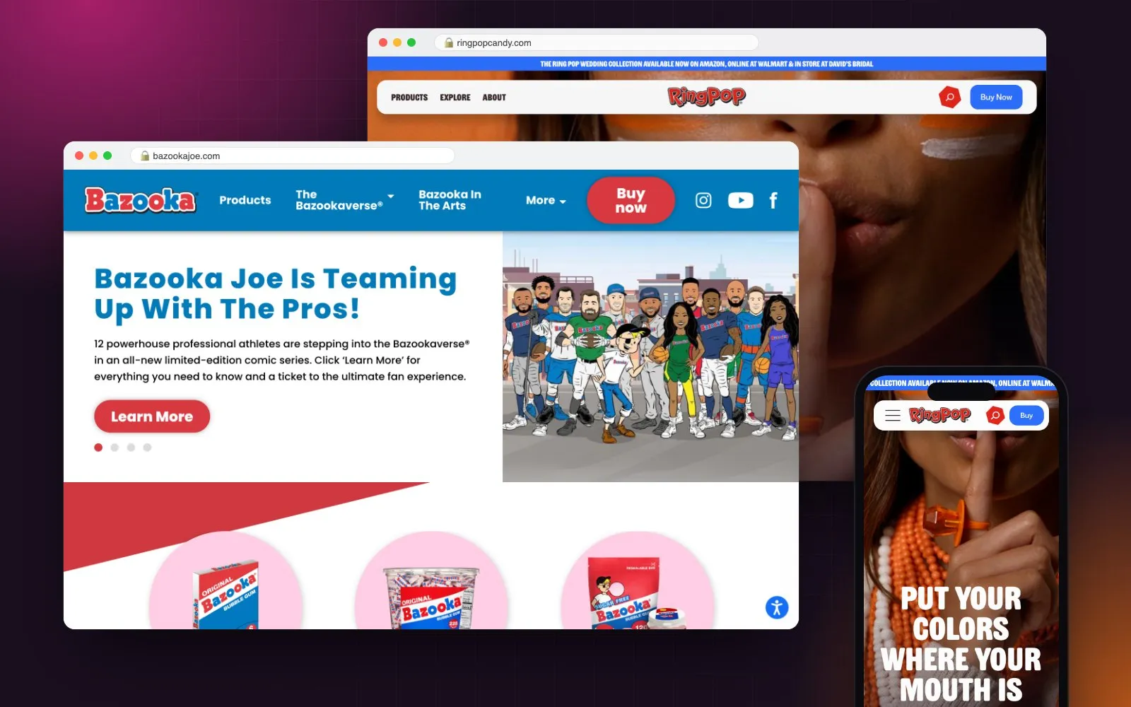 Technical SEO Across Six Brands for Bazooka Candy Brands
